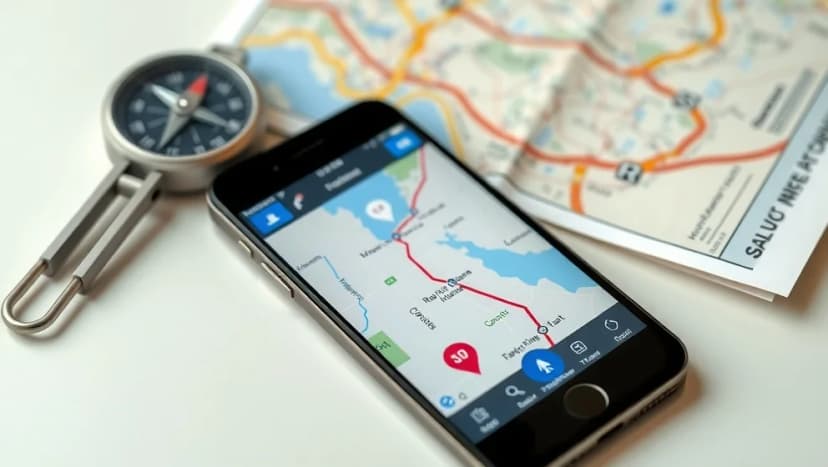 Hur långt är det mellan två orter med Google Maps