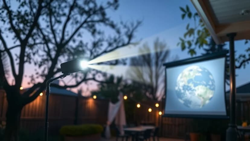 Projektor utomhus bäst i test